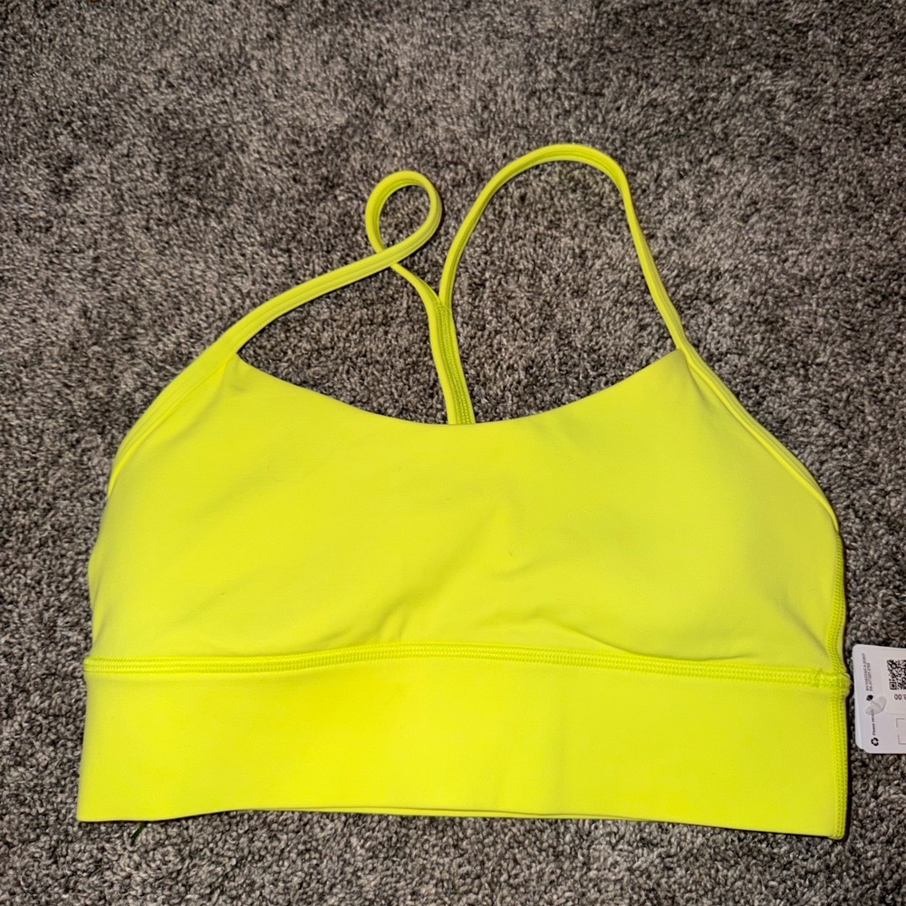 Lululemon Athletica Vibrant Yellow Bikini Top